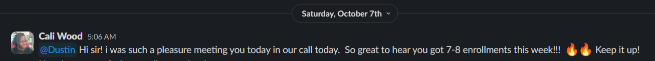 Client win