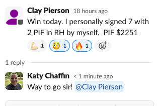 Client win
