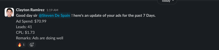 Client win
