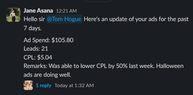 Client win