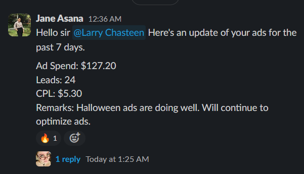 Client win